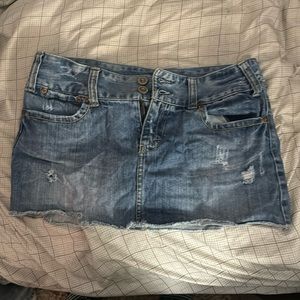 Short Jean Skirt